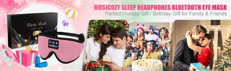 Sleep Mask, Eye Mask for Sleeping, Breathable Sleeping Mask for Men Women, 3D Comfort Contoured for Side Sleepers, Light Blocking Sleeping Mask for Home Office Travel Yoga