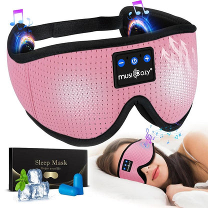 Sleep Mask, Eye Mask for Sleeping, Breathable Sleeping Mask for Men Women, 3D Comfort Contoured for Side Sleepers, Light Blocking Sleeping Mask for Home Office Travel Yoga