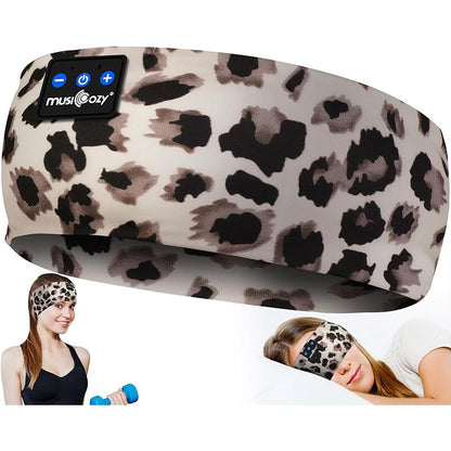 MUSICOZY Sleep Headphones Bluetooth 5.4 Headband, Sports Wireless Earphones Sweat Resistant Earbuds Sleeping Headphone with Ultra-Thin HD Stereo Speaker for Workout Running Cool Gadgets Unique Gifts