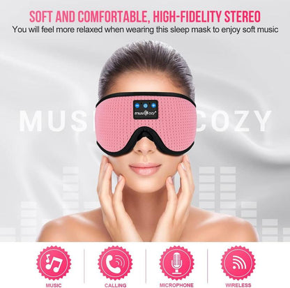 Sleep Mask, Eye Mask for Sleeping, Breathable Sleeping Mask for Men Women, 3D Comfort Contoured for Side Sleepers, Light Blocking Sleeping Mask for Home Office Travel Yoga
