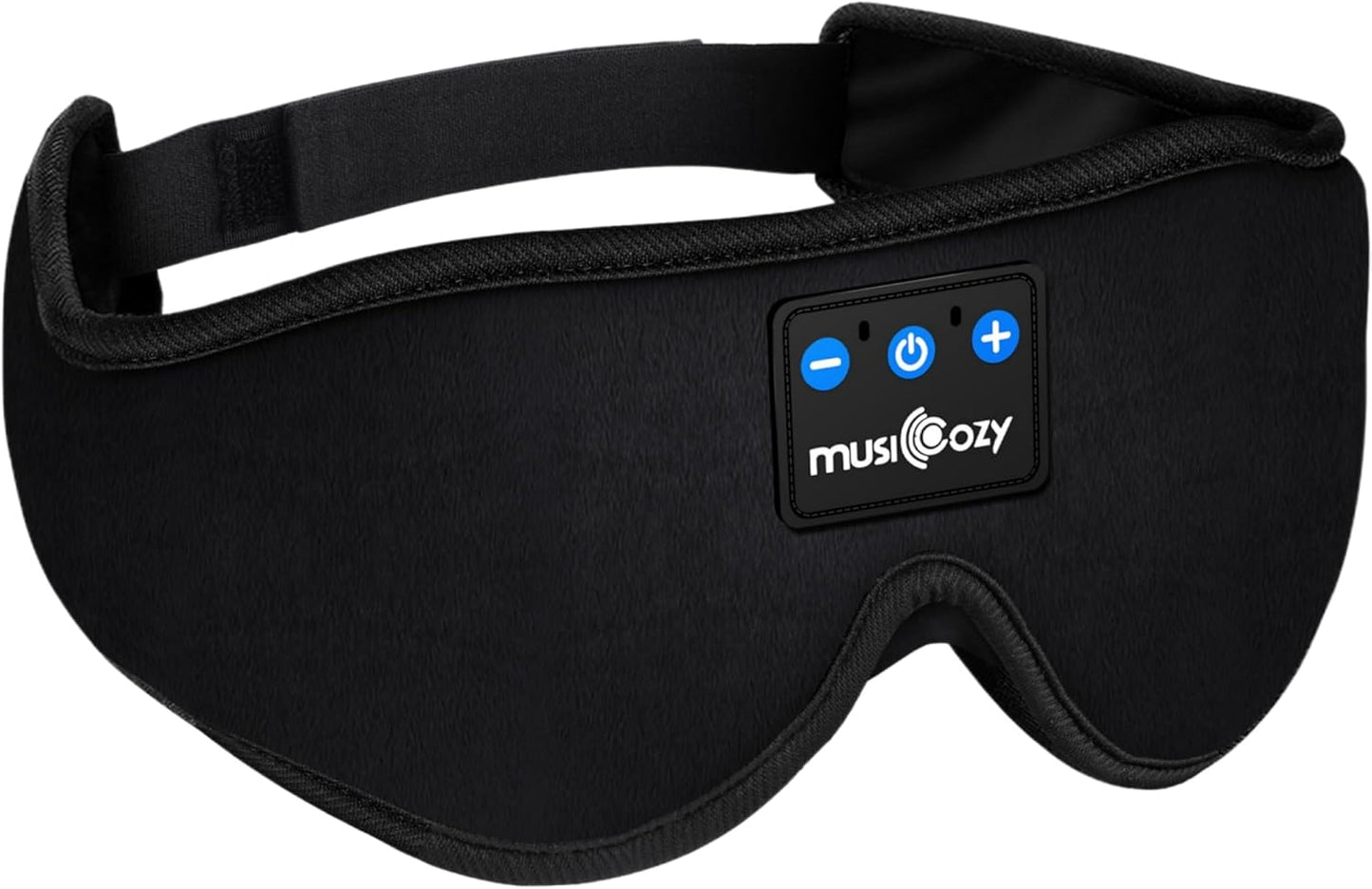 MUSICOZY Sleep Headphones Wireless Mask 3D Sleeping Eye Mask, Music Headband Headphones Sleep Earbuds Earphones for Side Sleeper Sleep Silk Eye Mask Cool Gadget Holiday for Mom Women(Purple+Black)