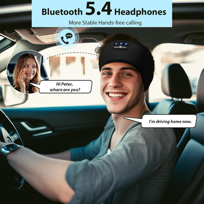 MUSICOZY Bluetooth 5.4 Sleeping Headphones, 3 in 1 Sports Headband, Noise Reduction, Comfortable, Suitable for Sports, Sleep, Travel