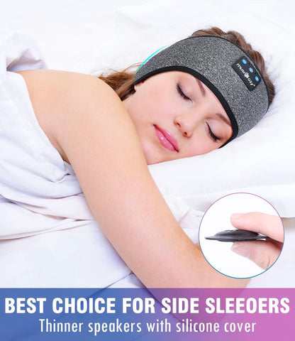 MUSICOZY Sleep Headphones Bluetooth 5.2 Headband, Wireless Earbuds HD Stereo Speakers, Sweatproof Design, Perfect for Sports, Workout, Yoga, Sleep Unique Gifts for Men, Women, Teens