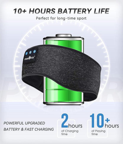 MUSICOZY Bluetooth 5.4 Sleeping Headphones, 3 in 1 Sports Headband, Noise Reduction, Comfortable, Suitable for Sports, Sleep, Travel