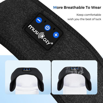 MUSICOZY Bluetooth 5.4 Sleeping Headphones, 3 in 1 Sports Headband, Noise Reduction, Comfortable, Suitable for Sports, Sleep, Travel