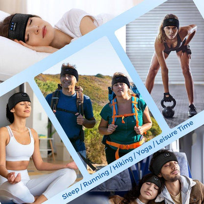 MUSICOZY Bluetooth 5.4 Sleeping Headphones, 3 in 1 Sports Headband, Noise Reduction, Comfortable, Suitable for Sports, Sleep, Travel